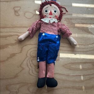 Knickerbocker Raggedy Andy 34” Vintage Cloth Doll